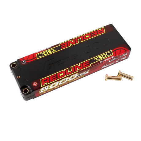 Gens Ace Redline Series 2S 5000mAh 7,4V 130C 2S1P Hardcase HV Lipo-Akku