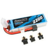 Gens Ace 2200mAh 11,1V 45C 3S1P Lipo Akkupack mit EC3/XT60/T-Stecker - LiPo24.de