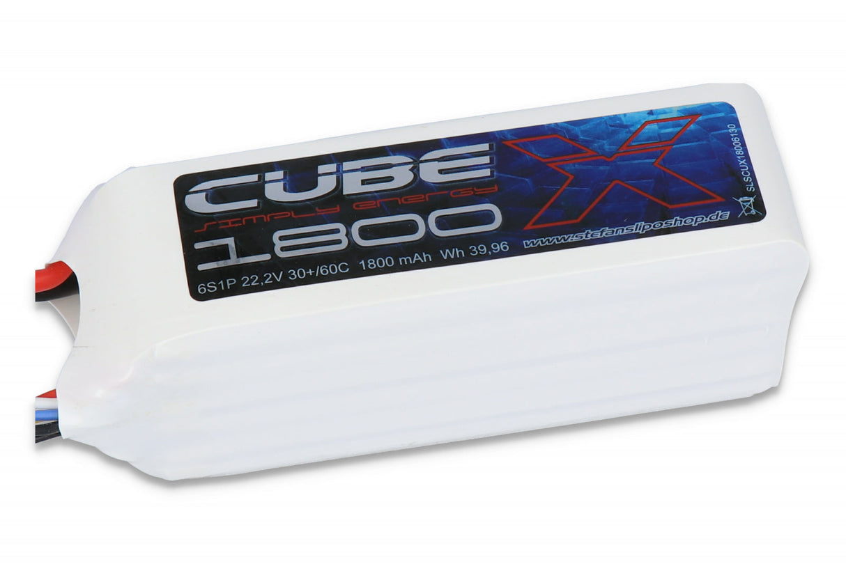 SLS X-CUBE 1800MAH 6S1P 22,2V 30C/60C - LiPo24.de