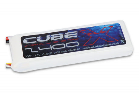 SLS X-CUBE 2400MAH 3S1P 11,1V 30C/60C - LiPo24.de