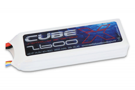 SLS X-CUBE 2600MAH 4S1P 14,8V 30C/60C - LiPo24.de