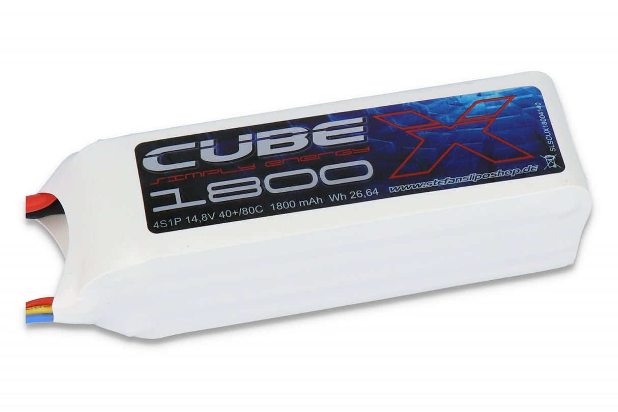 SLS X-CUBE 1800MAH 4S1P 14,8V 40C/80C - LiPo24.de