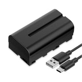 FeelWorld NP-F550 2200 mAh / 7,4 Volt Lithium-Ionen-Akku mit USB-C-Aufladung