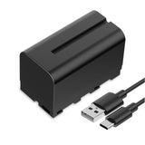 FeelWorld NP-F750 4400mAH / 7,4 Volt Li-Ionen-Akku mit USB-C-Aufladung