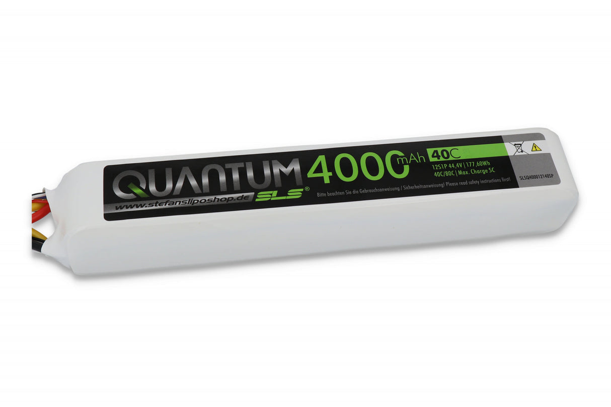 SLS QUANTUM 4000MAH 12S1P 44,4V 40C/80C SPLIT - LiPo24.de