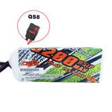 CNHL Racing Series 8S 5200mAh 29,6V 8S 90C Lipo-Akku mit QS8-Stecker