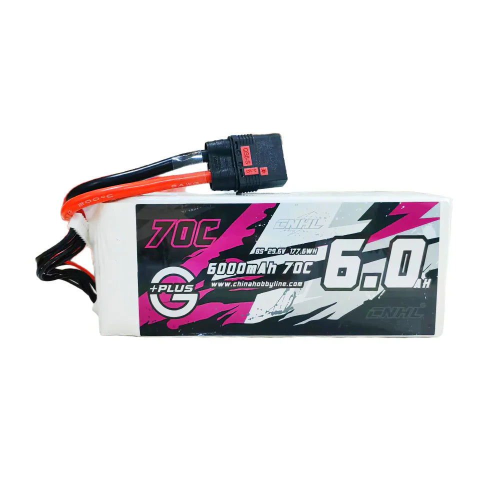 CNHL G+Plus 8S LiPo Akku 6000mAh 29,6V 70C Lipo Akku mit QS8-Stecker