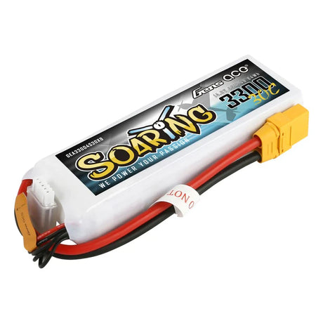 Gens Ace Soaring 3300mAh 14,8V 30C 4S1P Lipo Akkupack mit XT90 Stecker - LiPo24.de