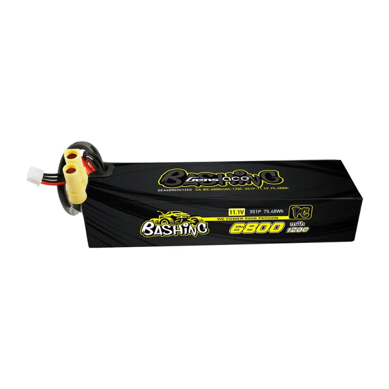 Gens Ace 6800mAh 11,1 V 120 C 3S1P Lipo-Akkupack EC5 - LiPo24.de