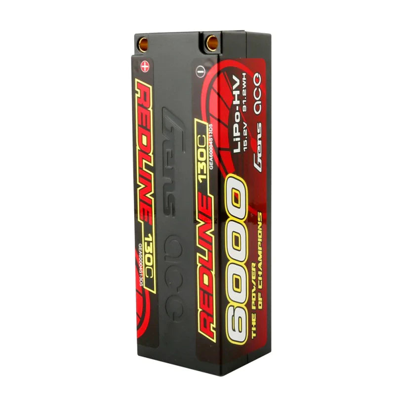 Gens Ace Redline Serie 6000mAh 15,2V 130C 4S1P HardCase HV Ultra LCG - LiPo24.de