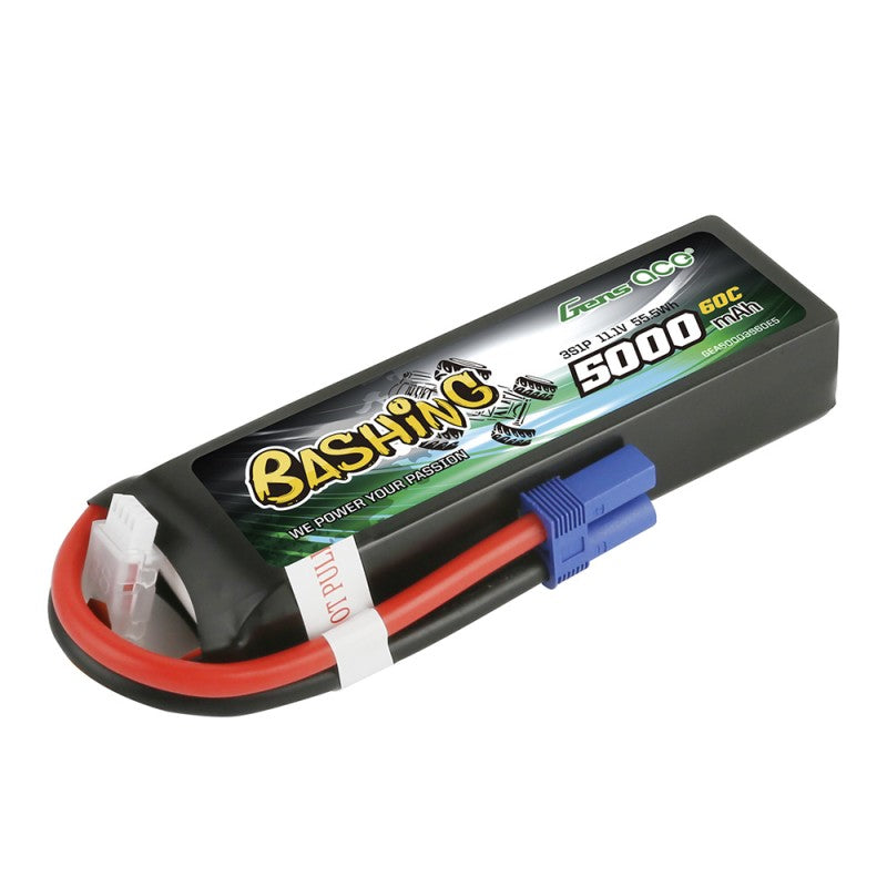 Gens Ace 5000 mAh 11,1 V 3S1P 60C Lipo-Akkupack EC5 - LiPo24.de