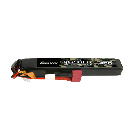 Gens Ace 25C 1400mAh 2S1P 7,4V Airsoft Gun Lipo Akku mit T-Stecker - LiPo24.de