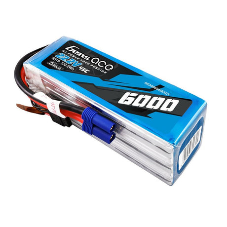 Gens Ace G-Tech 6S 6000mAh 22,2V 45C Lipo EC5