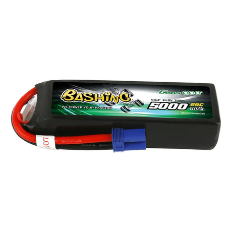 Gens Ace 5000 mAh 14,8 V 4S1P 60C Lipo-Akkupack mit EC5 Plug-Bashing-Serie - LiPo24.de