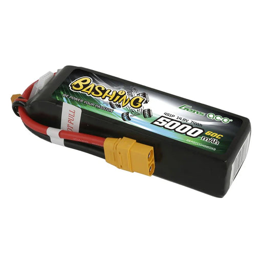 Gens Ace 5000mAh 14,8 V 4S1P 60C Lipo Akku mit XT90 Plug Bashing Serie   LiPo24.de