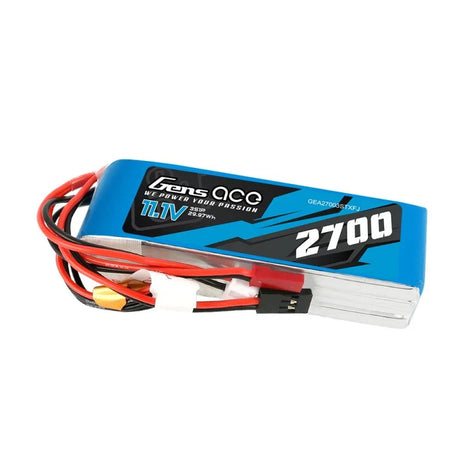 Gens Ace 2700mAh 11,1V TX 3S1P Lipo Akkupack mit Futaba/JST-XHR/JST-SYP - LiPo24.de