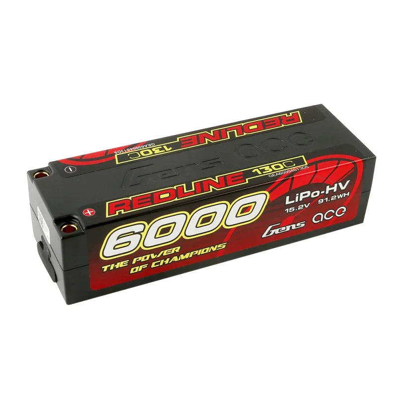 Gens Ace Redline Serie 6000mAh 15,2V 130C 4S1P HardCase HV Ultra LCG - LiPo24.de