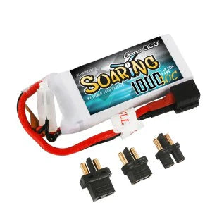 Gens Ace Soaring 1000mAh 7.4V 30C 2S1P Lipo Akkupack mit EC3/XT60/T-Stecker - LiPo24.de