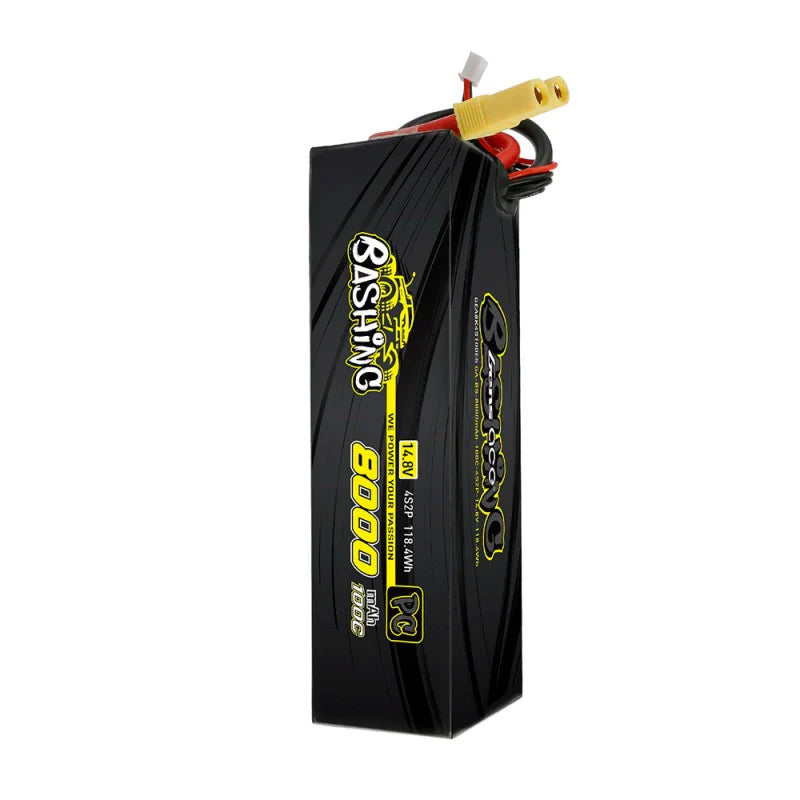 Gens Ace 8000mAh 14,8V 100C 4S2P Lipo-Akkupack mit EC5-Bashing-Serie - LiPo24.de