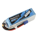 Gens Ace 6S 6000mAh 22,2V 45C Lipo Akku mit EC5 Stecker - LiPo24.de