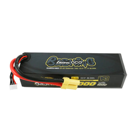 Gens Ace 8000 mAh 11,1 V 100 C 3S1P Lipo-Akkupack mit EC5-Bashing-Serie - LiPo24.de