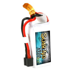 Gens Ace Soaring 1300mAh 11.1V 30C 3S1P Lipo Akkupack mit EC3/XT60/T-Stecker - LiPo24.de