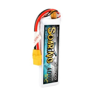 Gens Ace Soaring 4000mAh 7,4V 30C 2S1P Lipo Akkupack mit XT90 Stecker - LiPo24.de