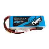 Gens Ace 1400mAh 7,4V 2S1P Sender Lipo Akkupack mit JR-Stecker - LiPo24.de