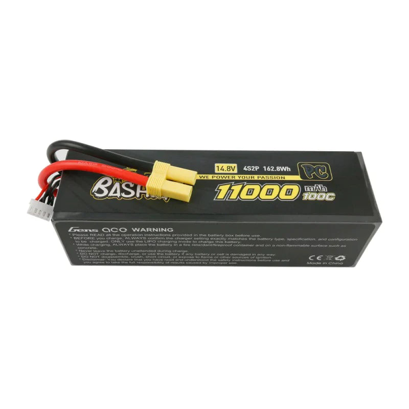 Gens Ace 11000mAh 14,8V 100C 4S2P Lipo-Akkupack EC5 - LiPo24.de