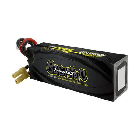 Gens Ace 8000mAh 14,8V 100C 4S2P Lipo-Akkupack mit EC5-Bashing-Serie - LiPo24.de