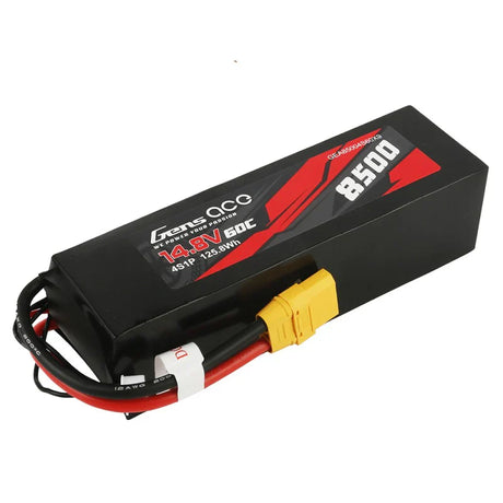 Gens Ace 8500 mAh 14,8 V 60 C 4S1P Lipo-Akku PC-Materialgehäuse mit XT90-Stecker - LiPo24.de