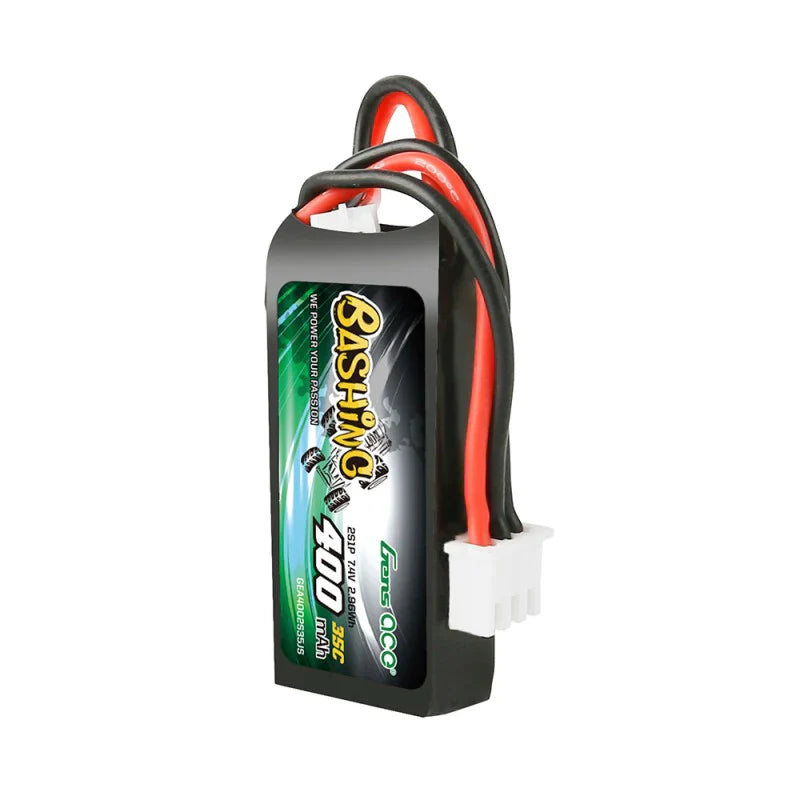 Gens Ace 400mAh 7,4V 2S1P 35C Lipo-Akkupack JST-PHR Plug - LiPo24.de