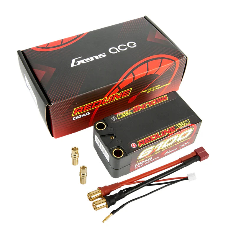 Gens Ace Redline Series 6100mAh 7,4V 130C 2S2P HardCase 71# LiPo Akku - LiPo24.de