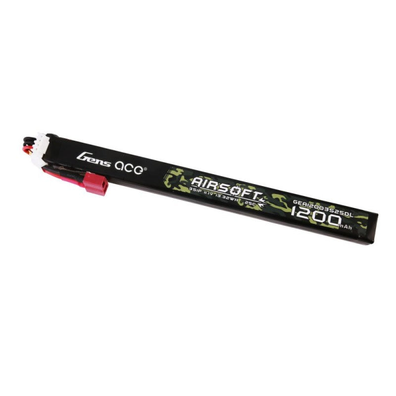 Gens Ace 3S 1200mAh 3S1P 11,1V 25C Airsoft T-Stecker