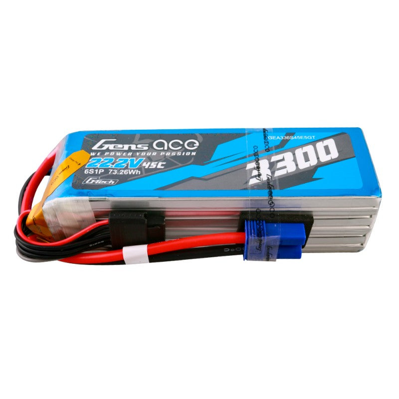 Gens Ace G-Tech 6S 3300mAh 22,2V 45C 6S1P Lipo EC5