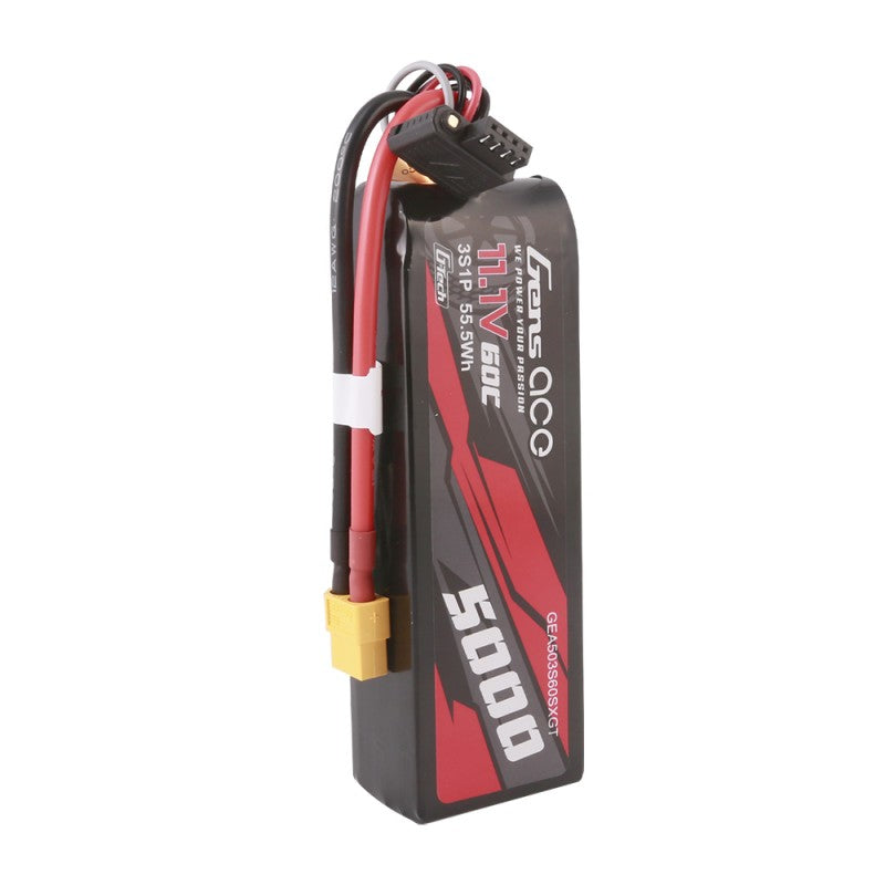 Gens ace G-Tech 5000 mAh 11,1 V 60 C 3S1P kurzer Lipo mit XT60-Stecker