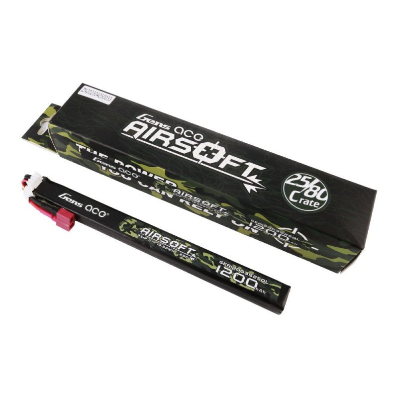 Gens Ace 3S 1200mAh 3S1P 11,1V 25C Airsoft T-Stecker