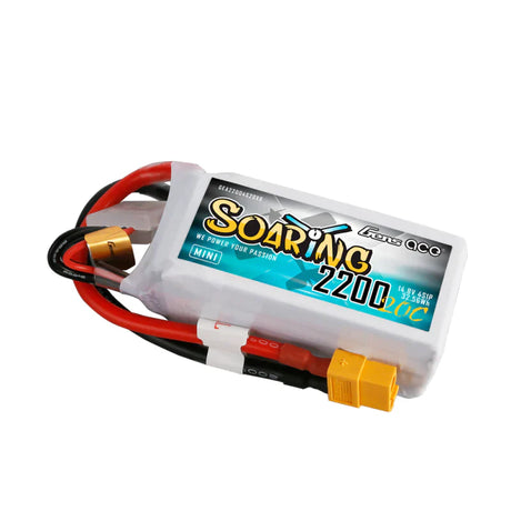 Gens Ace Soaring Mini 2200mAh 14,8V 20C 4S1P Lipo-Akkupack mit XT60-Stecker - LiPo24.de