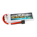 Gens Ace Soaring 2200mAh 7,4V 30C 2S1P Lipo Akkupack mit EC3/XT60/T-Stecker - LiPo24.de