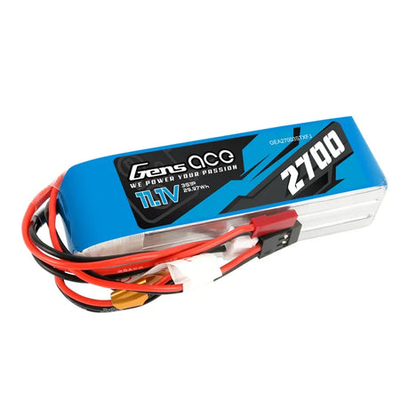 Gens Ace 2700mAh 11,1V TX 3S1P Lipo Akkupack mit Futaba/JST-XHR/JST-SYP - LiPo24.de