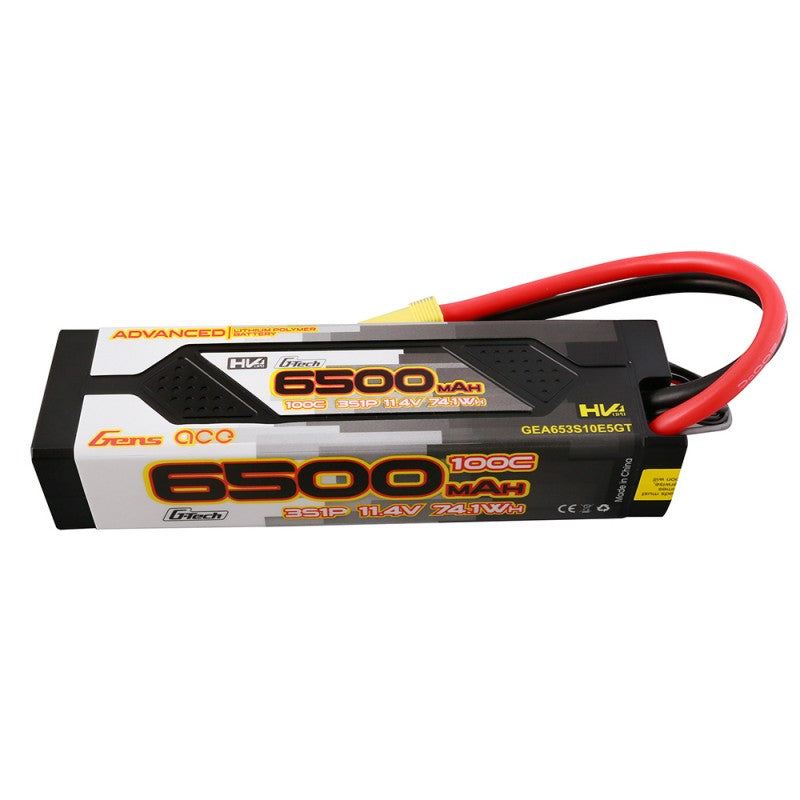 Gens Ace G-Tech Advanced 3S 6500mAh 11,4V 100C HardCase 60# Lipo-Akkupack mit EC5