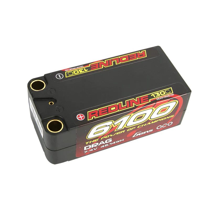 Gens Ace Redline Series 6100mAh 7,4V 130C 2S2P HardCase 71# LiPo Akku - LiPo24.de