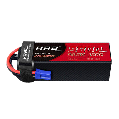 HRB 4S 9500mAh 14,8V EC5 LiPo Akku - LiPo24.de