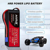 HRB 4S 9500mAh 14,8V EC5 LiPo Akku - LiPo24.de