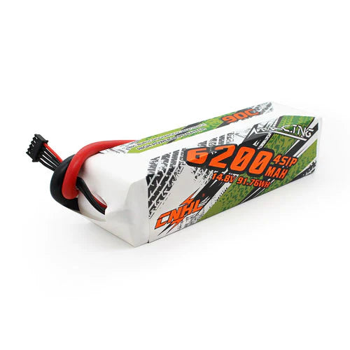 CNHL Racing Series 4S 6200mAh 14,8V 90C 8,0 mm Rundstecker Lipo Akku