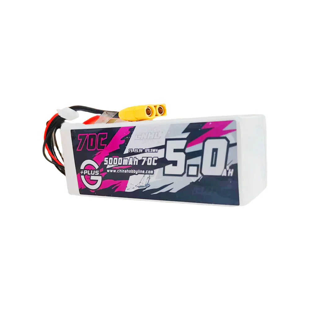 CNHL G+Plus 7S 5000mAh 25,9V 7S 70C Lipo Akku mit XT90-Stecker