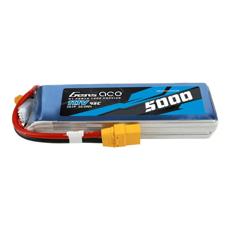 Gens Ace 5000mAh 11.1V 45C 3S1P Lipo Akku mit XT90 Stecker - LiPo24.de