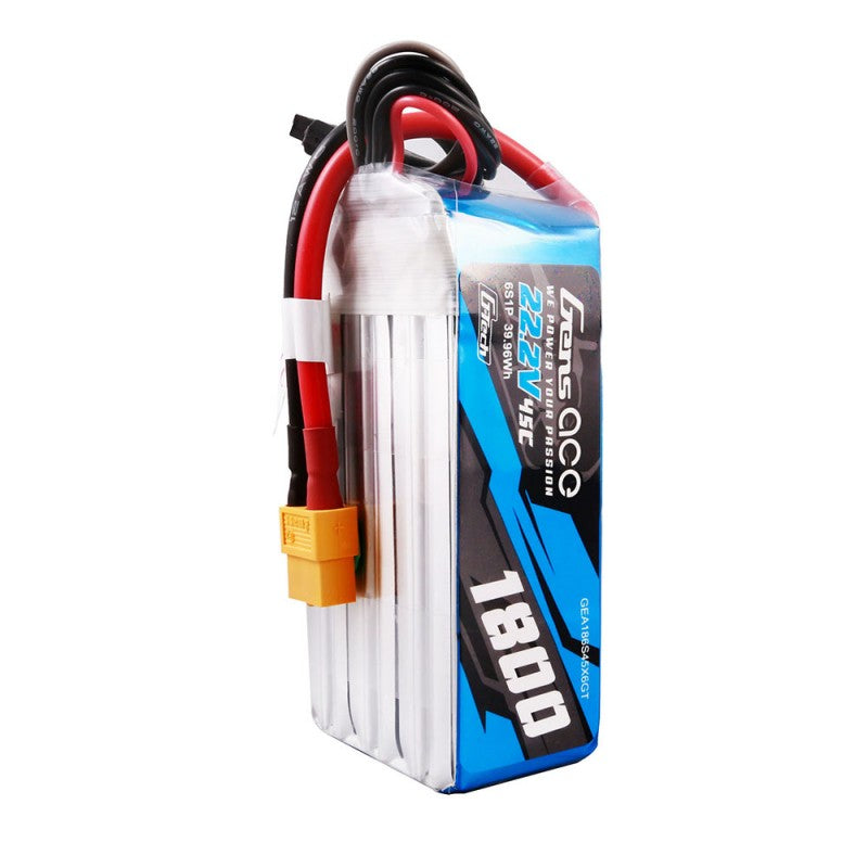 Gens Ace G-Tech 6S 1800mAh 22,2V 45C 6S1P Lipo XT60