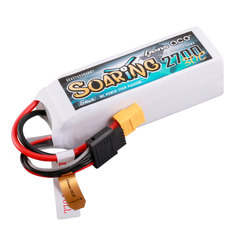 Gens ace G-Tech Soaring 2700 mAh 14,8 V 30 C 4S1P LiPo-Akku mit XT60-Stecker