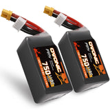 Ovonic FPV 4S Lipo Akku 750mAh 110C 14,8V mit XT30-Stecker (2 Stück)